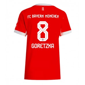 Lacne Ženy Futbalové dres Bayern Munich Leon Goretzka #8 2025-26 Krátky Rukáv - Domáci
